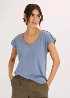 Discount Shirt mit Häkeleinsätzen Damen Shirts & Tops