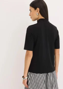 Damen bonprix Shirts & Tops|Shirt mit Kelchkragen