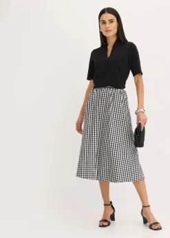 Damen bonprix Shirts & Tops|Shirt mit Kelchkragen