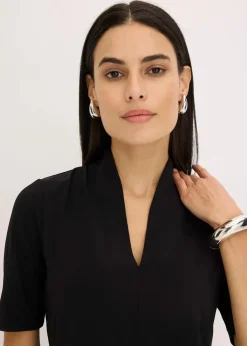 Damen bonprix Shirts & Tops|Shirt mit Kelchkragen