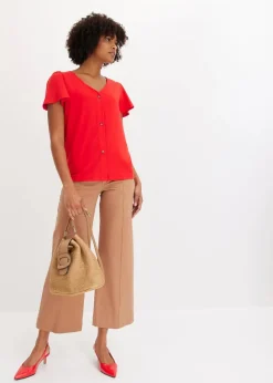 Damen bonprix Shirts & Tops|Shirt mit Knopfleiste