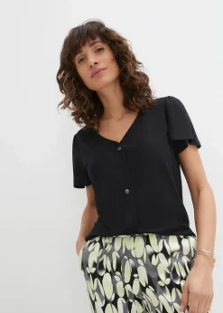 Outlet Shirt mit Knopfleiste Damen Shirts & Tops