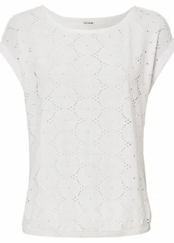 Best Shirt mit Lochstickerei Damen Shirts & Tops