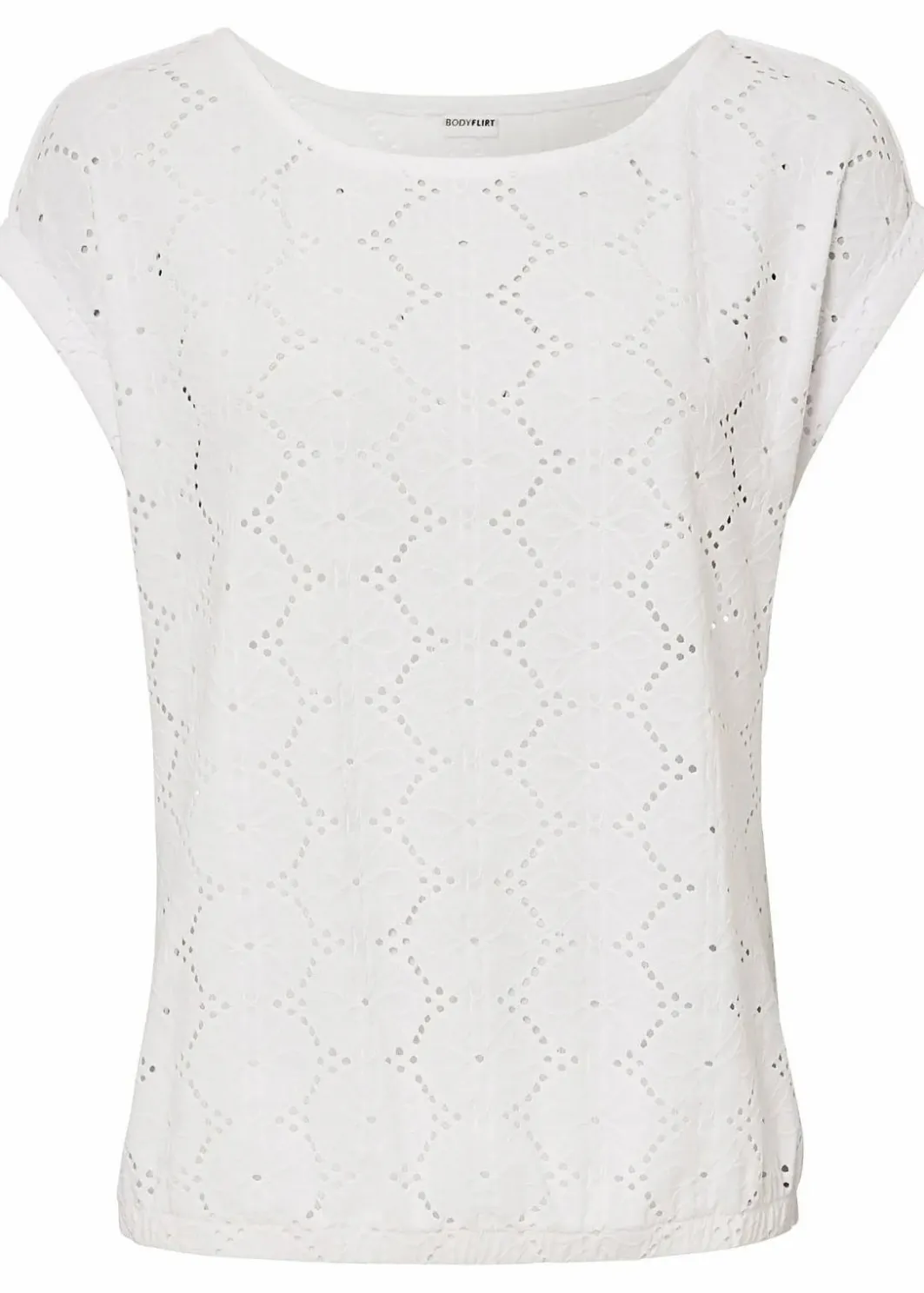 Best Shirt mit Lochstickerei Damen Shirts & Tops