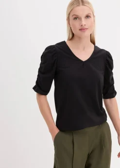 Damen bonprix Shirts & Tops|Nachhaltigere Materialien|Shirt mit Puffärmeln