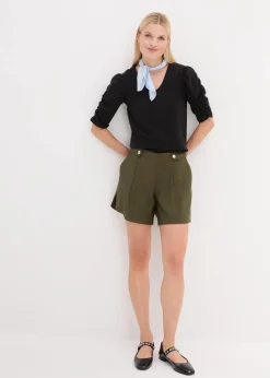 Damen bonprix Shirts & Tops|Nachhaltigere Materialien|Shirt mit Puffärmeln