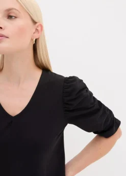 Damen bonprix Shirts & Tops|Nachhaltigere Materialien|Shirt mit Puffärmeln