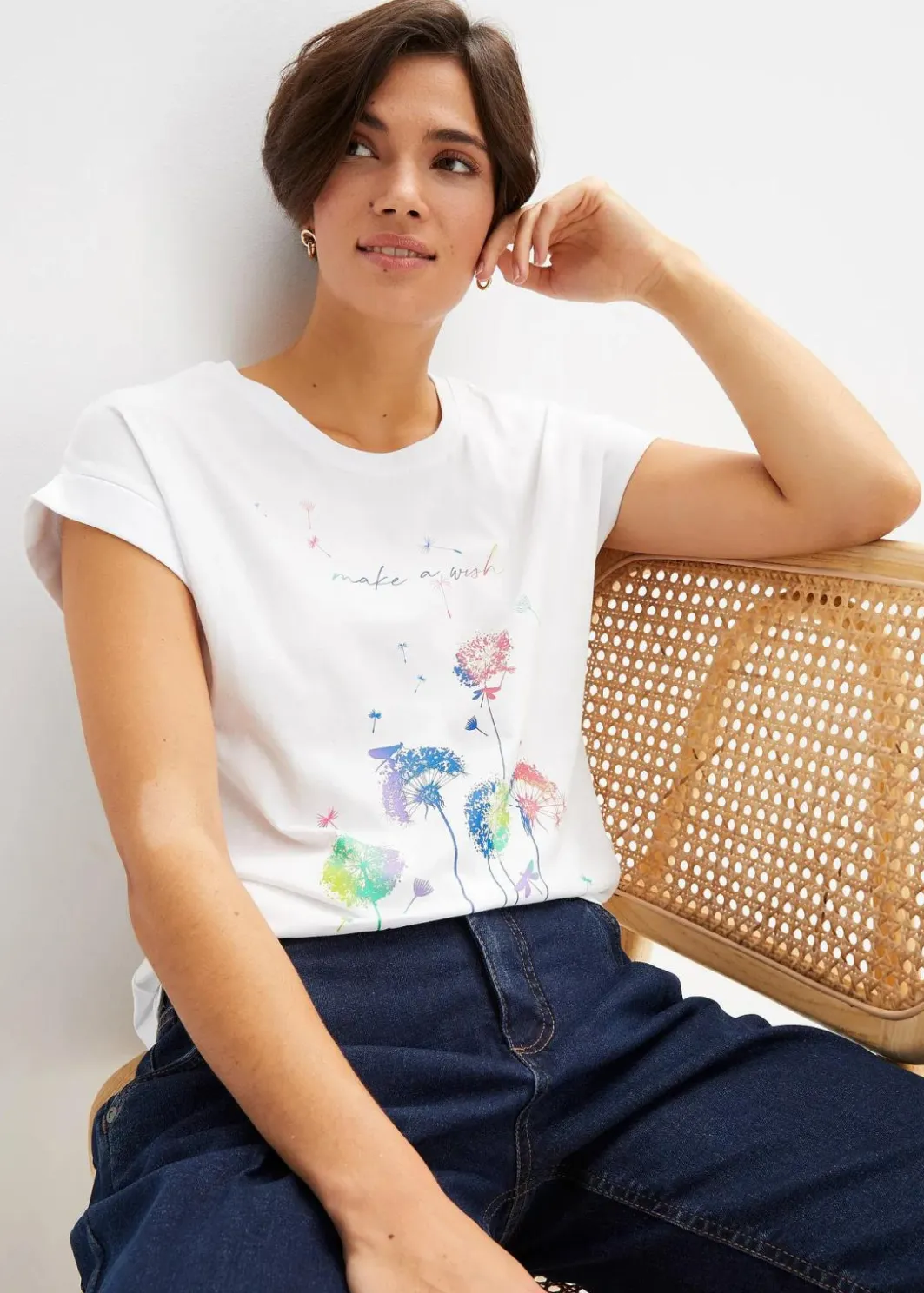 Hot Shirt mit Pusteblumen Damen Shirts & Tops