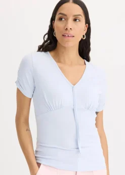 Damen bonprix Shirts & Tops|Shirt mit Raffung