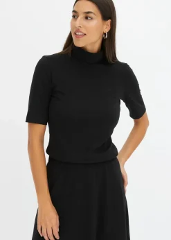 Damen bonprix Shirts & Tops|Shirt mit Rollkragen
