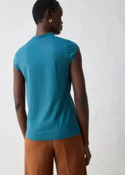 Damen bonprix Premium|Shirts & Tops|Shirt mit Seidenanteil