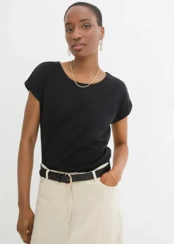 Damen bonprix Premium|Shirts & Tops|Shirt mit Seidenanteil