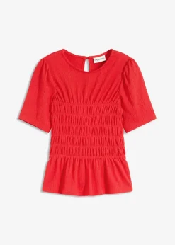 Sale Shirt mit Smok Damen Nachhaltigere Materialien|Shirts & Tops