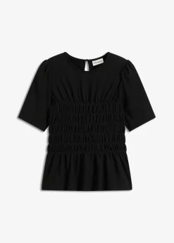 Damen bonprix Shirts & Tops|Nachhaltigere Materialien|Shirt mit Smok