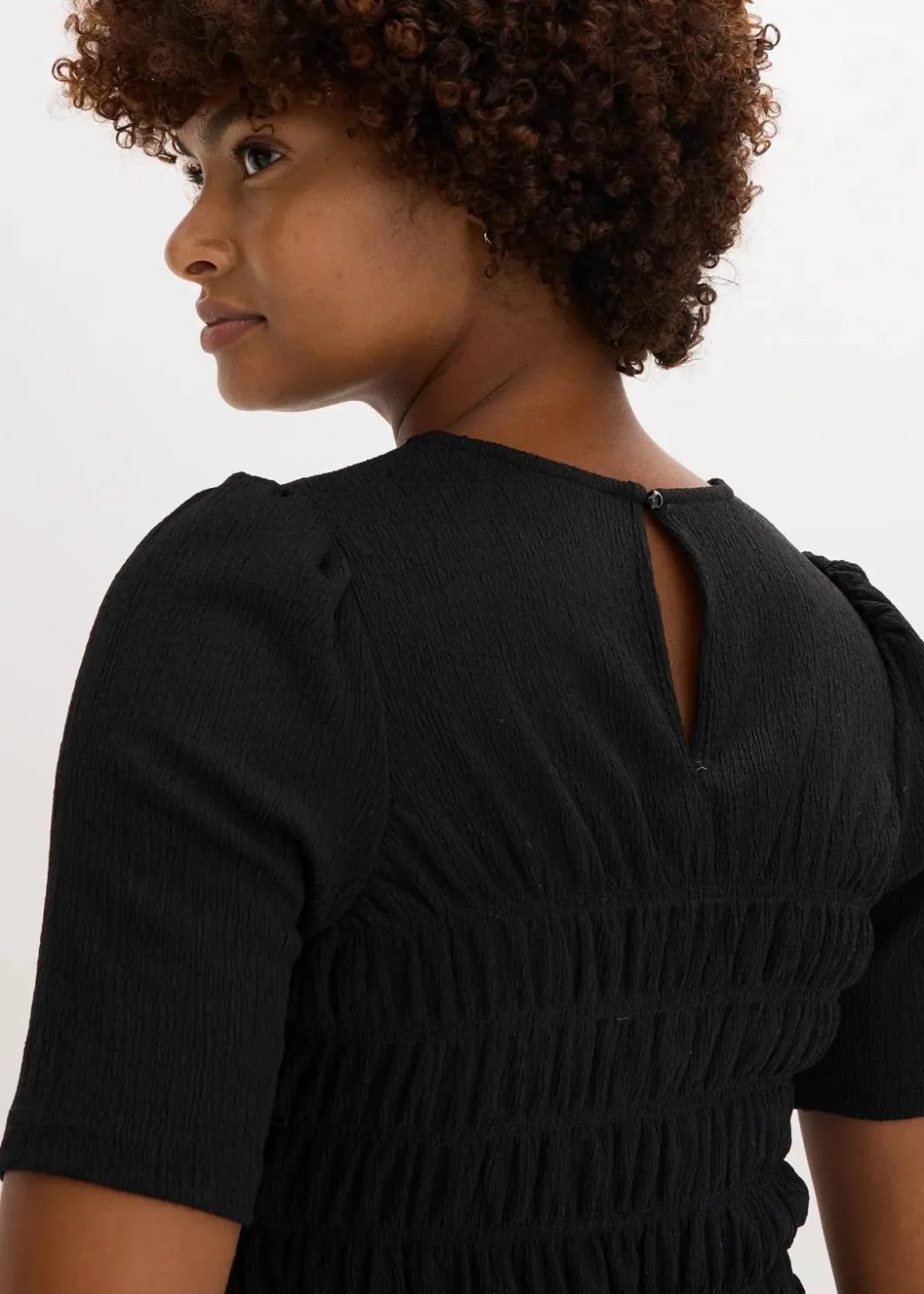 Damen bonprix Shirts & Tops|Nachhaltigere Materialien|Shirt mit Smok