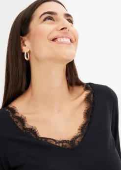 Online Shirt mit Spitze Damen Shirts & Tops