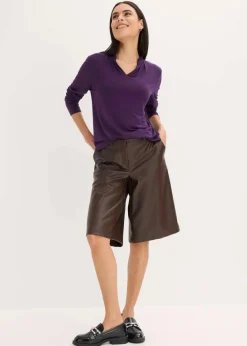 Damen bonprix Shirts & Tops|Shirt mit Stehkragen
