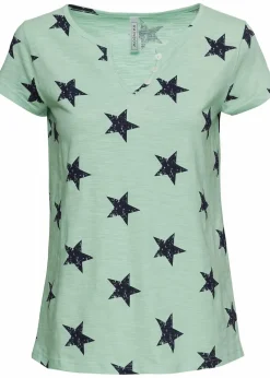 Hot Shirt mit Sternen Damen Shirts & Tops|Nachhaltigere Materialien