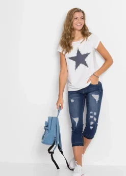 Damen bonprix Shirts & Tops|Shirt mit Sternenprint