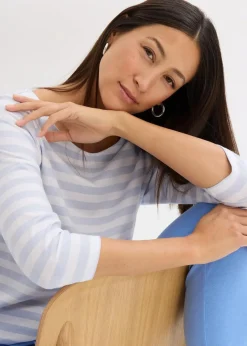 Online Shirt mit U-Boot-Ausschnitt Damen Shirts & Tops|Basics