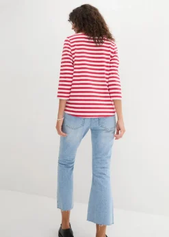 Damen bonprix Bekleidung·Röcke|Basics|Shirt mit U-Boot-Ausschnitt