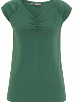 Clearance Shirt mit V-Ausschnitt Damen Shirts & Tops