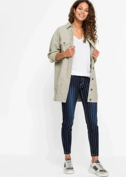 Damen bonprix Bekleidung·Röcke|Nachhaltigere Materialien|Shirt mit V-Ausschnitt