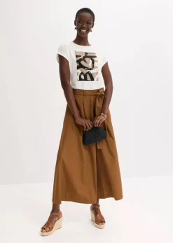 Discount Shirt mit Viskose und Glitzersteinen Damen Shirts & Tops