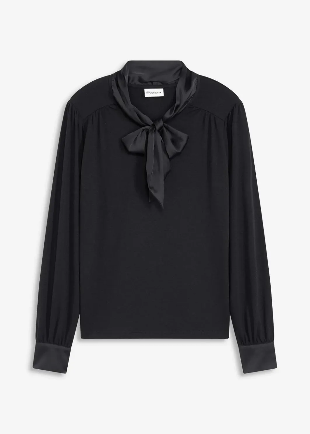 Damen bonprix Shirts & Tops|Shirt mit Viskose und Satinschluppe