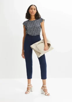 Damen bonprix Shirts & Tops|Nachhaltigere Materialien|Shirt mit Volantärmel