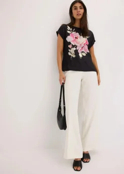 Best Shirt mit Webeinsatz Damen Shirts & Tops