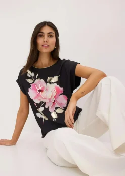 Best Shirt mit Webeinsatz Damen Shirts & Tops