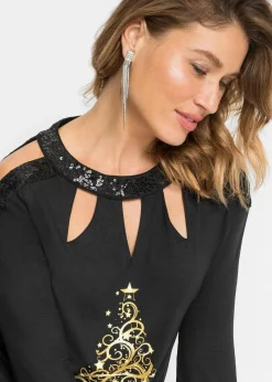 Shirt mit Weihnachtsmotiv Damen Shirts & Tops