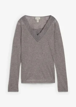 Damen bonprix Shirts & Tops|Premium|Shirt mit Wolle