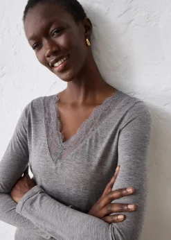 Damen bonprix Shirts & Tops|Premium|Shirt mit Wolle