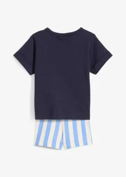 Kinder bonprix Hosen & Leggings|Shirts & Pullover|Shirt und kurze Hose aus reiner Bio-Baumwolle (2-tlg.Set)