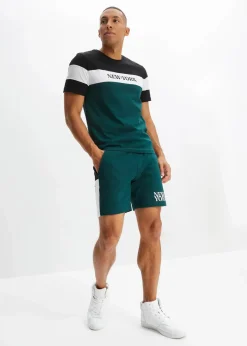 Shirt und kurze Hose (2-tlg.Set) Herren Große Größen|Shirts & Polos