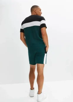 Shirt und kurze Hose (2-tlg.Set) Herren Große Größen|Shirts & Polos