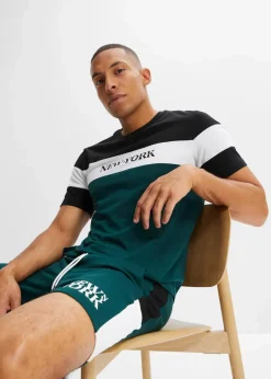 Shirt und kurze Hose (2-tlg.Set) Herren Große Größen|Shirts & Polos