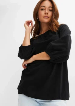 Damen bonprix Nachhaltigere Materialien|Shirts & Tops|Shirtbluse aus reiner Bio-Baumwolle