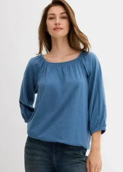 Damen bonprix Shirts & Tops|Nachhaltigere Materialien|Shirtbluse aus reiner Bio-Baumwolle