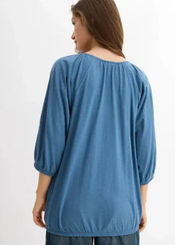 Damen bonprix Shirts & Tops|Nachhaltigere Materialien|Shirtbluse aus reiner Bio-Baumwolle