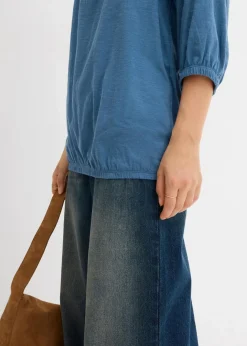 Damen bonprix Shirts & Tops|Nachhaltigere Materialien|Shirtbluse aus reiner Bio-Baumwolle