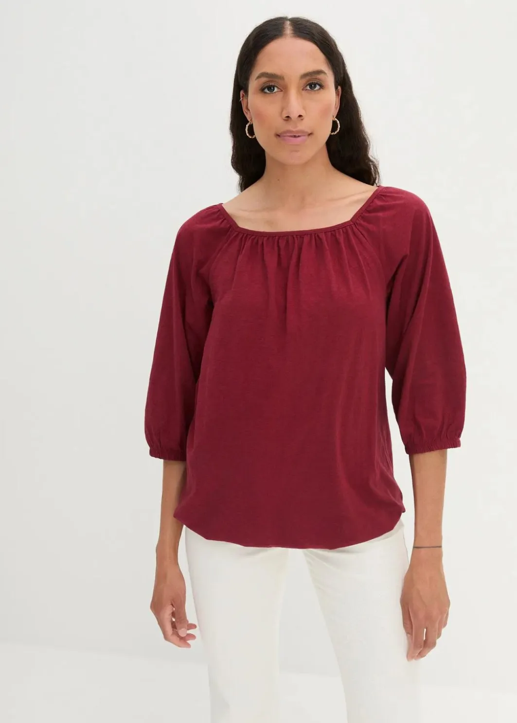 Hot Shirtbluse aus reiner Bio-Baumwolle Damen Shirts & Tops|Nachhaltigere Materialien