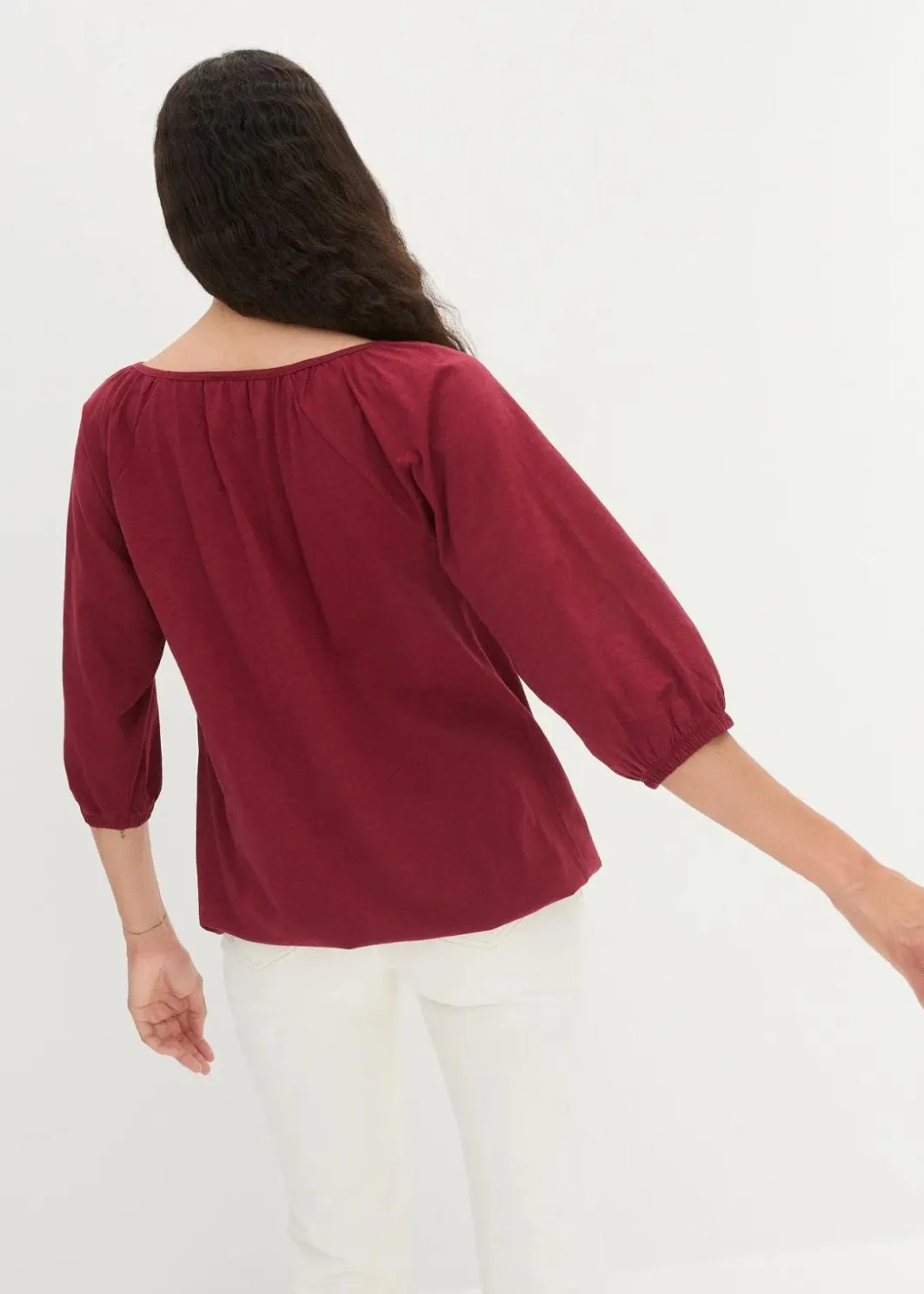 Hot Shirtbluse aus reiner Bio-Baumwolle Damen Shirts & Tops|Nachhaltigere Materialien