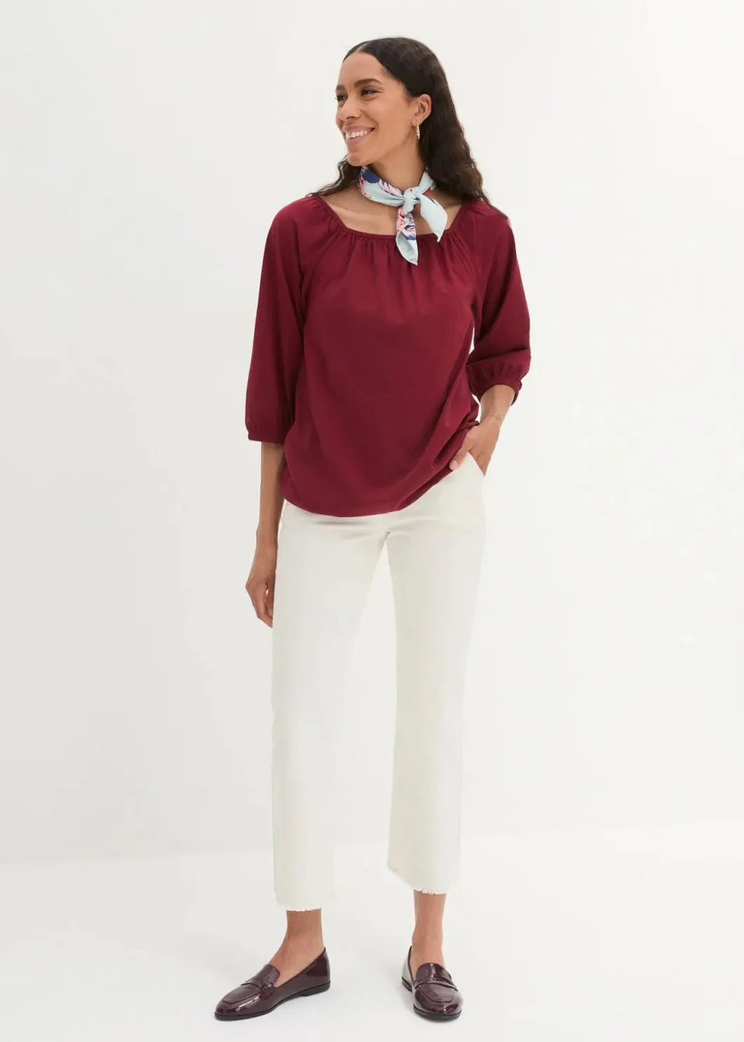 Hot Shirtbluse aus reiner Bio-Baumwolle Damen Shirts & Tops|Nachhaltigere Materialien