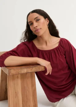 Hot Shirtbluse aus reiner Bio-Baumwolle Damen Shirts & Tops|Nachhaltigere Materialien