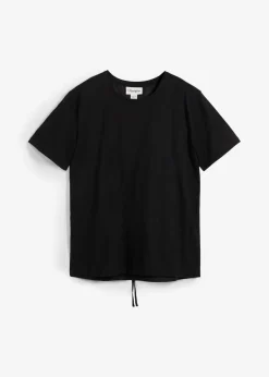 Clearance Shirtbluse mit Bindedetail Damen Shirts & Tops