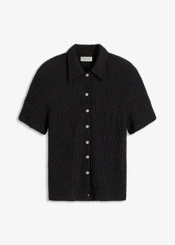 Damen bonprix Shirts & Tops|Shirtbluse mit Struktur