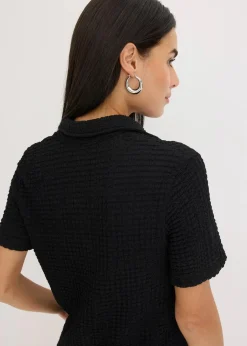 Damen bonprix Shirts & Tops|Shirtbluse mit Struktur